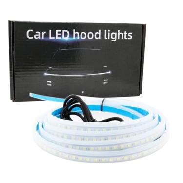 Imagem de LED Para Capô,s Decorativas de Varredura - Decoração Automóvel Exterior Brilhante e Resistente à Água para Grade Capô Porta Malas Carro Camião Exterior Diurno