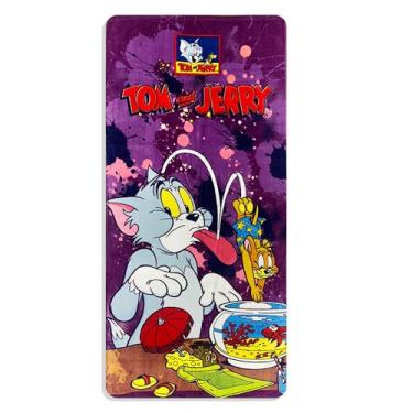 Imagem de PC Boys Toalha de banho macia com capuz e personagem licenciado oficial infantil (Tom, 40 x 60)