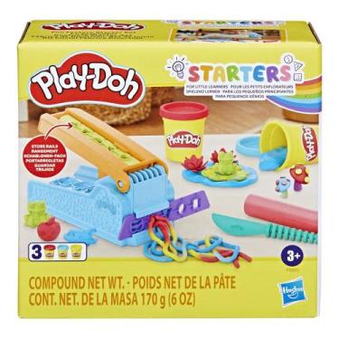 Imagem de Massa de Modelar Play-Doh Hasbro Starters Kit Inicial Fábrica Divertid