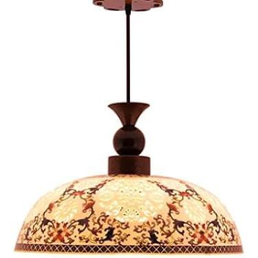 Imagem de Lustre Luminária Lustre De Bar Chinês Cerâmica Multicolorida Lustre De Porcelana Mesa De Jantar Lustre Lâmpadas Simples Lâmpada De Teto