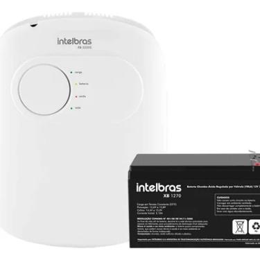 Imagem de Fonte De Alimentação Fechadura Intelbras Fa 1220 S 2a Ininterrupta + Bateria 12v Xb 1270 Preto