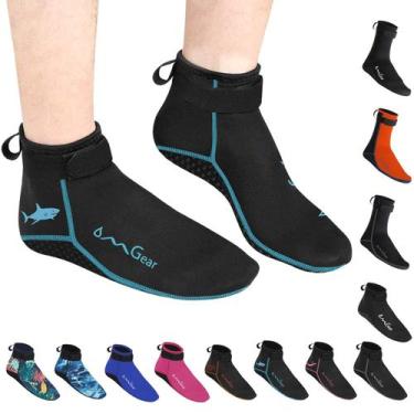 Imagem de Meias de água OMgear, botas de neoprene antiderrapantes de 3 mm