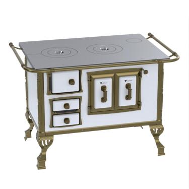 Imagem de Fogao a Lenha Venax n 2 Colonial Branco SD