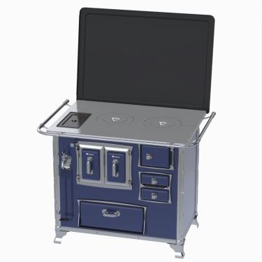 Imagem de Fogao a Lenha Venax GII n 2 Sec XVIII Azul Gab Cald SE