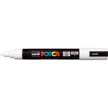 Imagem de Pincel Marcador Artesanato Posca PC-5M 2.5MM Branco - Sertic