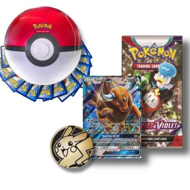 Imagem de Pacote de festa Pokémon TCG com 50 cartas variadas, 1 ultra rara - Pok