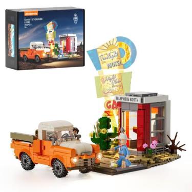 Imagem de Conjunto de tijolos de construção Lumibricks City Sunset-Stopover com 
