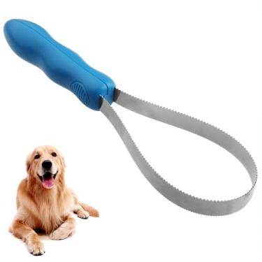 Imagem de Escova de limpeza para cães Audoloku Shedding Brush em aço inoxidável
