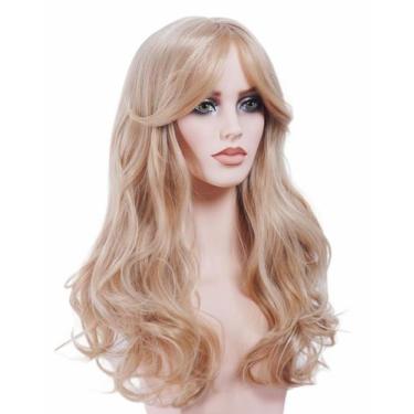 Imagem de Peruca Gerulyss Blonde Long Strawberry Wavy Sintética para Mulheres