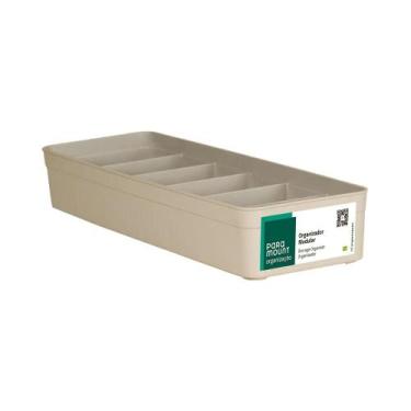 Imagem de Organizador De Gaveta C/ Divisorias Modular Multiuso Paramount, Creme