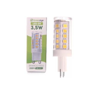 Imagem de Lâmpada Led G9 Bipino 3.5w Branco Frio Lustres 220v - Green Age