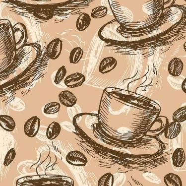 Imagem de Papel de Parede Adesivo Casual Café - 067 - Multimpressão