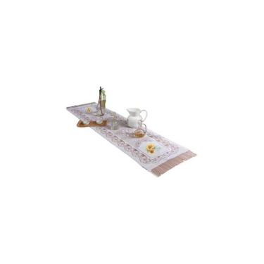 Imagem de Caminho de Mesa Rendada Estampada 0,40CM x 1,50M - Rendam, Girassol