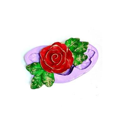 Imagem de F1122 molde de silicone rosa grande confeitaria biscuit - confeitaria 