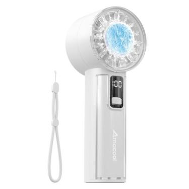 Imagem de Ventilador portátil AMACOOL com refrigerador de gelo recarregável 18 h