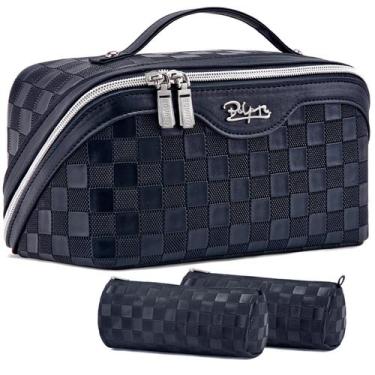 Imagem de Organizador de bolsas de maquiagem de viagem BOYATU, conjunto de 3 peç