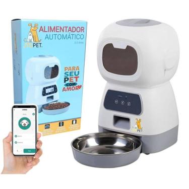 Imagem de Alimentador Automático Automático Wi-Fi Cães Gatos Jts Pet