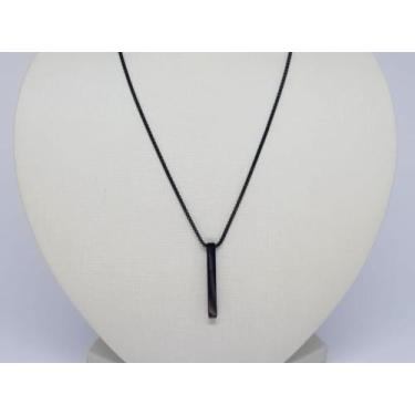 Imagem de Colar Pingente Barra Aço Inoxidável - Oceanic Semijoias