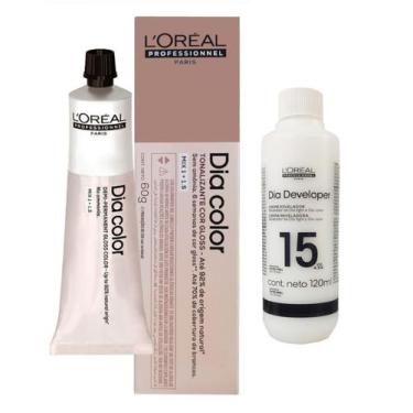 Imagem de Tonalizante Dia Color 6.84 + Cr Revelador 15vol 120ml Loreal - Loreal 