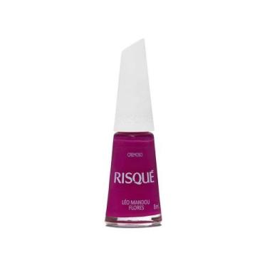 Imagem de Esmalte Risqué Rosas Cremoso Léo Mandou Flores 8ml - Risque
