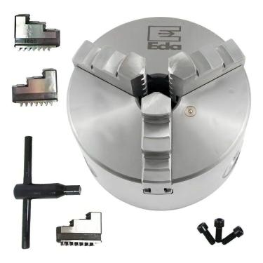 Imagem de 2X Placa Para Torno Com 3 Castanhas 160Mm Universal Eda