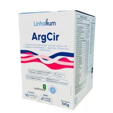 Imagem de ArgCir - Sabor Laranja/limão - Caixa Com 10 Sachês - 130 gramas - Linh