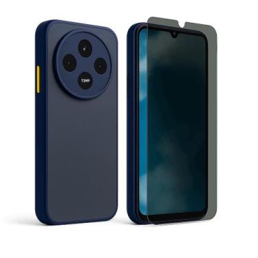 Imagem de Capa Case Fosca Para Xiaomi Poco C75 + Pelicula Privacidade - GR Globa