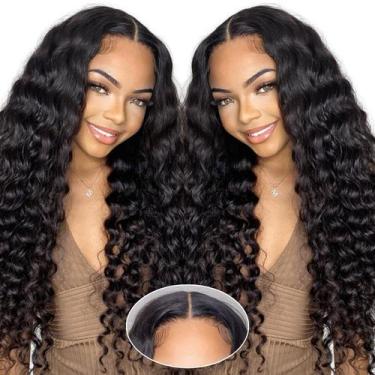 Imagem de Peruca NKTU Wear and Go sem cola Deep Wave 100% cabelo humano 28"