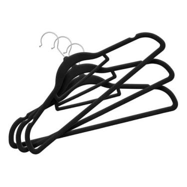 Imagem de Kit 50 Cabides De Veludo Slim Finos Adulto Antideslizante - lanmax