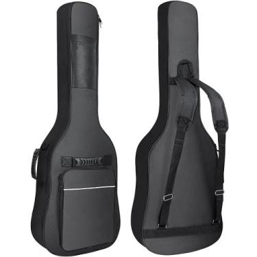 Imagem de Bolsa de guitarra elétrica LETSROCK para 38 40 41 polegadas com acolch