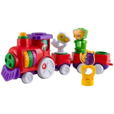 Imagem de Brinquedo Educativo Animais Divertidos Zoo Trem - Emite Som Ta Te Ti 7