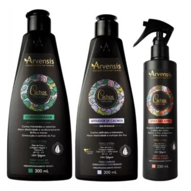 Imagem de Kit Arvensis Cacho Condicionador Ativador Ondulado Day After