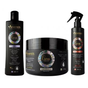 Imagem de Kit Arvensis Cachos Ativador Ondulado Geleia Alta Day After