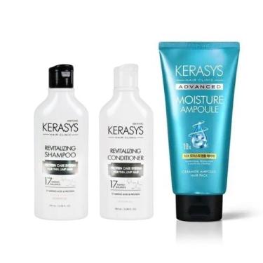Imagem de Kerasys Kit (Duo Revitalizing 180ml + Máscara Ampoule Moisture 300ml)