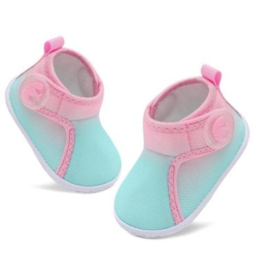 Imagem de Sapatos de meia FEETCITY Infant para meninas e meninos First Walker
