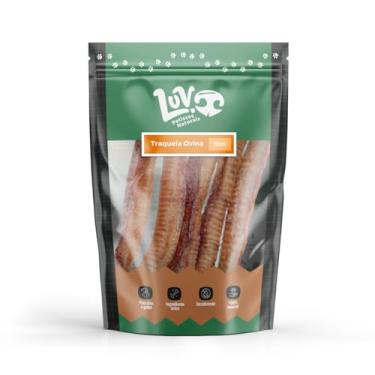 Imagem de Petisco Natural Traqueia Desidratada Ovina 5 unid Cães e Gatos Luv Petiscos Naturais