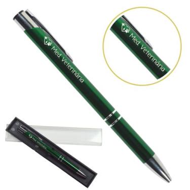 Imagem de Caneta Personalizada Cursos Metal Profissional Coloridas Med. Veteriná