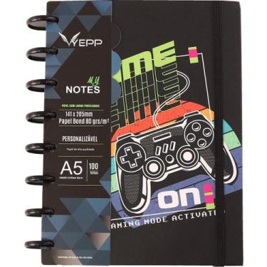 Imagem de Caderno Com Discos 100 Folhas Pautadas De Tamanho A5 14,1*20,5 CM - YE