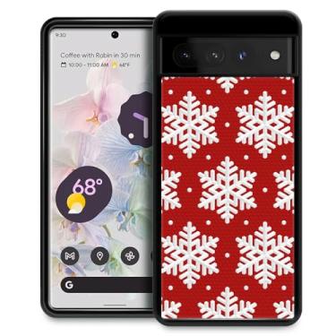Imagem de DAIZAG Capa compatível com Google Pixel 8 Pro, capa protetora de Natal com design antiqueda de floco de neve à prova de arranhões para Google Pixel 8 Pro (6,7 polegadas)