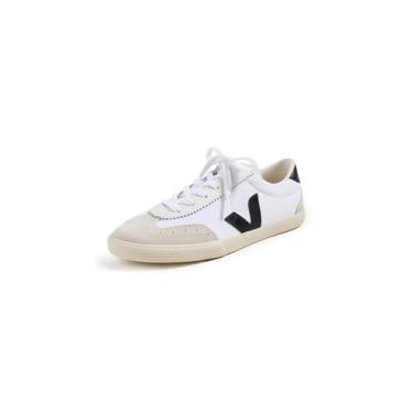 Imagem de Veja Tênis feminino de vôlei, Branco/preto, 38