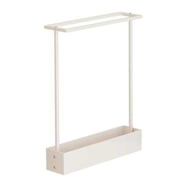 Imagem de Lljsszr Suporte para Tacos de Sinuca, Suporte para Armazenamento de Kettlebells Vertical Multifuncional E Estável, Branco