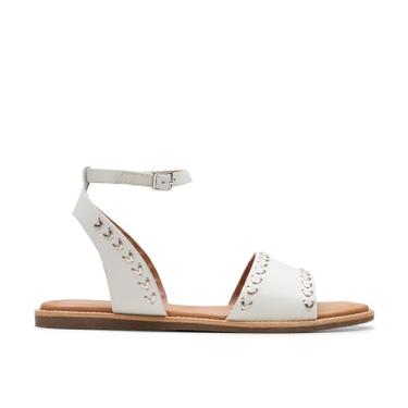 Imagem de Clarks Bota Chelsea Clássica Feminina, Off White Lea, 8