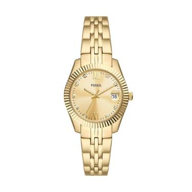 Imagem de Relógio Fossil Feminino Scarlette Dourado - Es5338-1dn Es5338-1dn