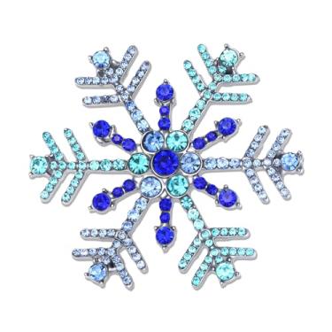 Imagem de YAHPERN Broche de Natal para mulheres, arco de árvore de Natal, floco de neve, rena, broches de alegria, acessórios de joias de Natal, roupas de férias de inverno, lembrancinhas de festa, presentes