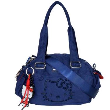 Imagem de Bolsa Hello Kitty Semax Feminina Fofa Chaveiro HK26082, Azul