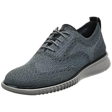 Imagem de Cole Haan Sapato Oxford masculino 2.0 Zerogrand Stitchlite, Ímã/Pedra de Ferro/Cinza Vapor, 7