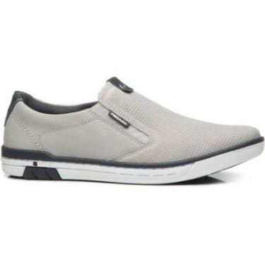 Imagem de SAPATENIS PEGADA EM COURO 119311 - CINZA-Masculino