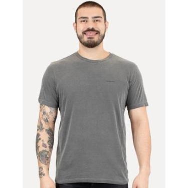 Imagem de Camiseta Calvin Klein Jeans Masculina Skied Back Frame Chumbo-Masculino