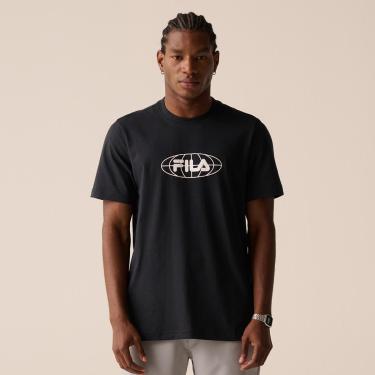 Imagem de Camiseta Fila Regular Classic Masculina Estampa Fila Word-Masculino