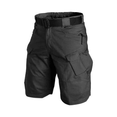 Imagem de Bermuda Tática Masculina Camuflada De Secagem Rápida E Impermeável Par